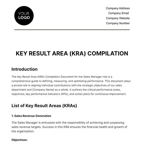 example of kra|How to Create a KRA (Key Results Area) .